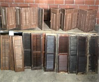 Vintage Wood Window Shutters