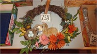 Easter Wreath w/Door Hanger