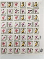 Wild Orchids of North America Sheet of 48 Stamps