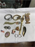 Lot of Vintage Jewelry and Thimbles