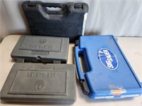 W - LOT OF 4 HAND GUN CASES (F2)