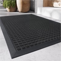 WF1100  SIXHOME Outdoor Mat 24"x35.5" Checker Blac