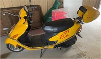 Zongshen Motorized Moped Yellow in color just h