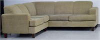 Sectional Two Piece Sectional Couch Taupe
