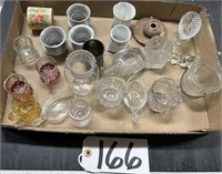 Shot Glasses, Candy/Nut Dishes and Other Glassware