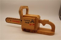 Handmade Wood Chain Saw 16"