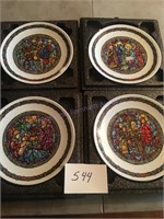 Collectible Plates - Stained Glass Pattern