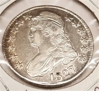 1827 Half Dollar XF-Details