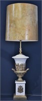 Large Pedestal Urn Table Lamp 41"h