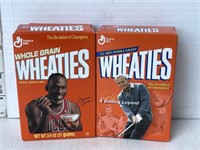 2 mini Wheaties cereal boxes- Michael Jordan,