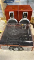 Record player and speakers
