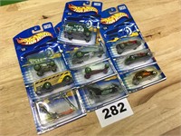 2001 Hotwheels lot of 10