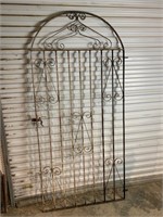 TALL ARCHED ENGLISH IRON GARDEN GATE