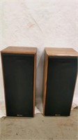 Axiom Wood Grain Loud Speaker Pair