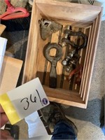 Hitch, clevis, wood box