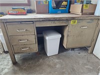 Metal desk(no content included)
