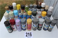 Collection of Spray Paint (Most Cans 3/4 to Full)