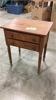 2 drawer accent table