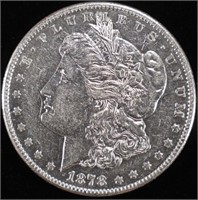 1878-S MORGAN DOLLAR AU