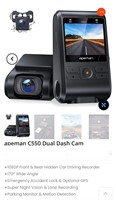 apeman C550 Dual Dash Cam