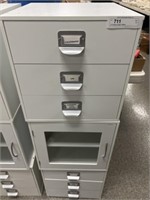 (3) Stacking Storage Cabinets