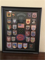 Vintage Foreign Patches Framed