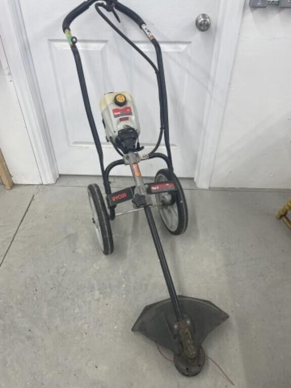 Ryobi Weed Trimmer With Cart Attachment