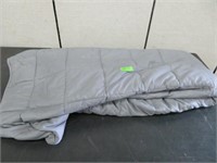 WEIGHTED BLANKET 15 LB GREY