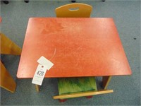 child desk with 2 chairs