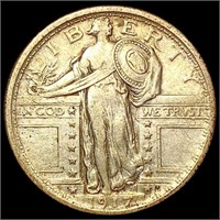 1917 Standing Liberty Quarter LIGHTLY CIRCULATED