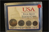 USA Four most famous Coins Collection