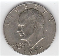 1977 D US Eisenhower Dollar Coin
