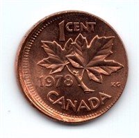 1978 Canada 1 Cent Error Coin