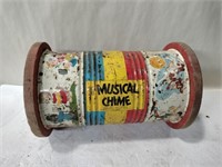 Musical chime push toy