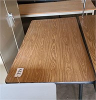 30"x60" school table with adjustable legs