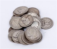 Coin Washington Quarters 1935-1939 W/ Mint Marks