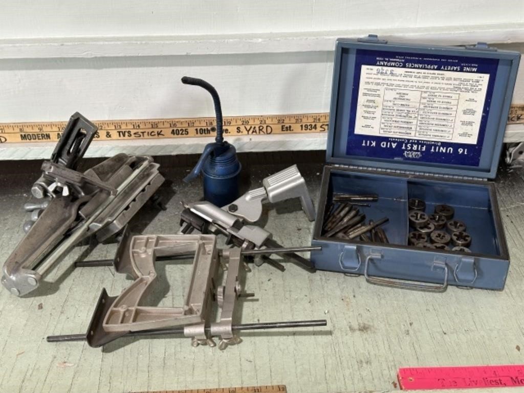 VARIOUS CRAFTSMAN GUIDES, OILER, TAPS & DIES