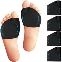 Metatarsal Sleeves Inserts with Gel Pads - 4 Piece
