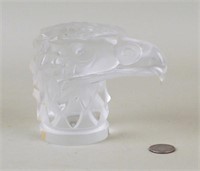 Lalique Crystal Eagle Sculpture