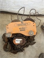 Lo-pro beebe 3 ton chain hoist