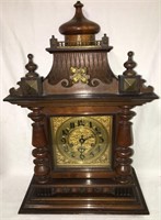 Mantle Clock With Ornate Case