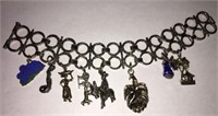Sterling Silver Bracelet With Charms