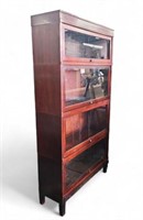 Vintage 4 Stack Mahogany ? Barrister Bookcase.