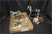Assortment of Horse collectibles