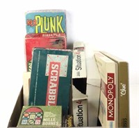 (13pc) Vintage Board Games, Scrabble