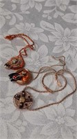 3 handmade woven bracelets Asian