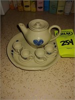 Minature Kovack Pottery Tea Set 1996