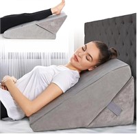 Bed Wedge Pillow - Adjustable Folding Memory Foam