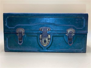 Vintage Toolbox With Shelves