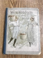 Antique 1889 Young Folk Stories History book